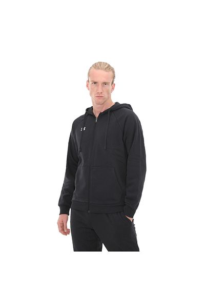 Under Armour A1379767-001-001 Jachetă pentru bărbați Under Armour Ua Rival Fleece Fz, neagră