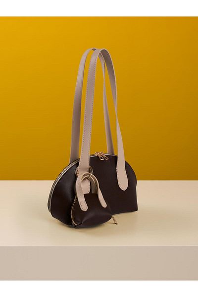 Mojeva Loli Mini Bag Charm Detailed Long Handle Women's Hand and Arm Bag
