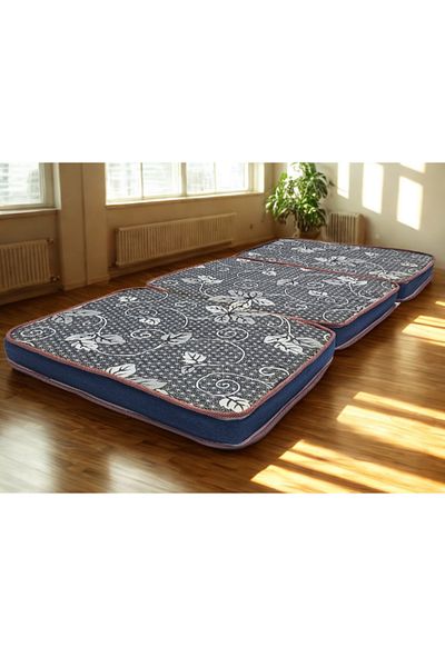 smart home Single mattress with high density foam texture - ultimate comfort in a 3-way foldable design