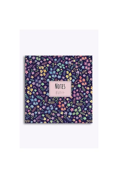 My Mia Art دفتر ملاحظات Wildflower مقاس 16 × 16 بدون خطوط