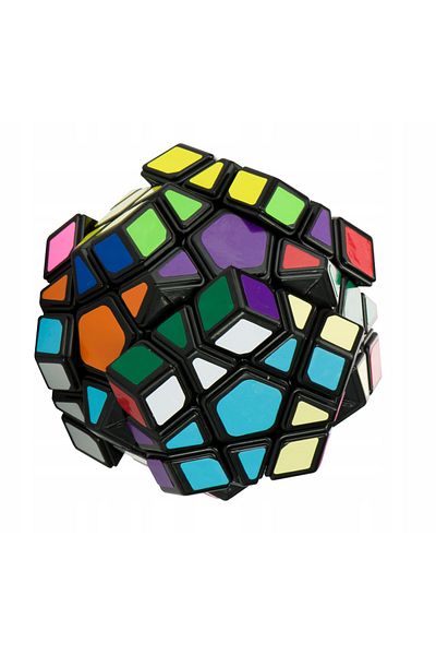 zola Cub Rubik Megamix, multicolor, din plastic, 12 fete, 6.7 cm