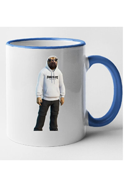 OEM Cană personalizată Fortnite cu mâner albastru - Shady Doggo, INOVATIX®. 3...