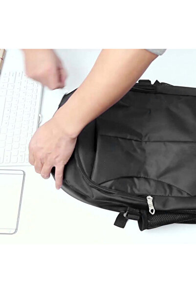 zola Εφηβικό σακίδιο πλάτης, 2 θήκες, πλαϊνές τσέπες και αγκράφες, μαύρο, 48x31x15 cm, αδιάβροχο