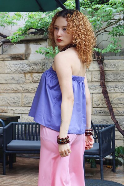 BANDİ Bandi Straplez Lastikli Crop