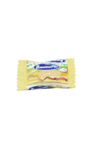 TAYAŞ Banana Pie Banana Flavored Cream Filled Biscuit 200 Gr X 3 Pieces