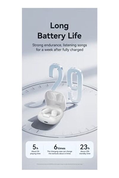 Usams TWS Earbuds ID Series Half in-ear design, comfortable to wear13mm HD sound quality