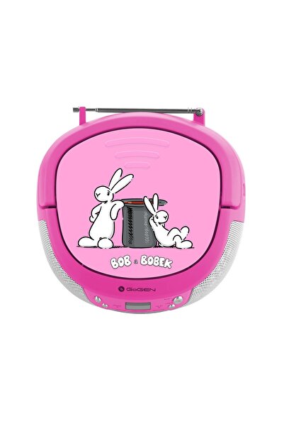 Gogen Children's CD radio BOB AND BOBEK, 2 x 0.8 W, Bluetooth, karaoke, microphone, MP 3, USB, AUX