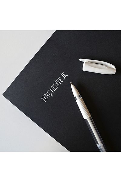 Acousticworld White Gel Pen