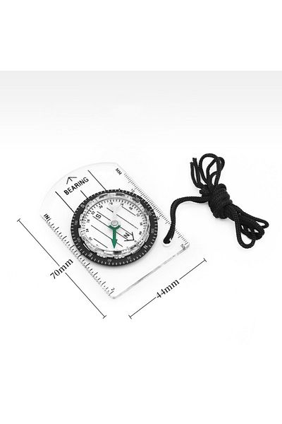 Sportface Sf-Psl03 Mercury Ruler Compass Std Transparent