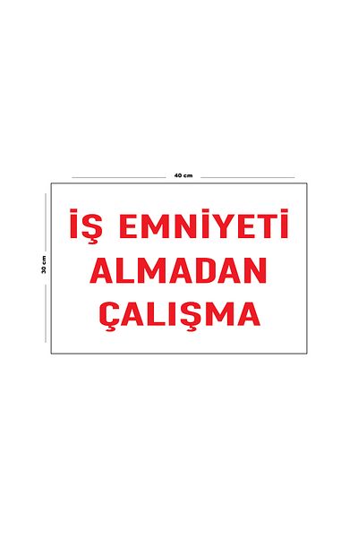 Lucena Working Without Metal Work Safety 30cm X 40cm A3 Size Warning Sign Directional Sign