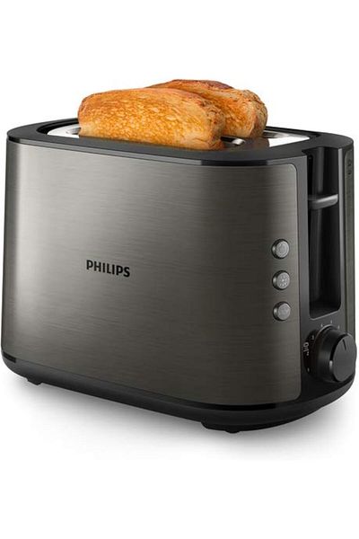 Philips Viva Collection HD2650/80 Toaster 2 Slice(s) Titanium 950 W