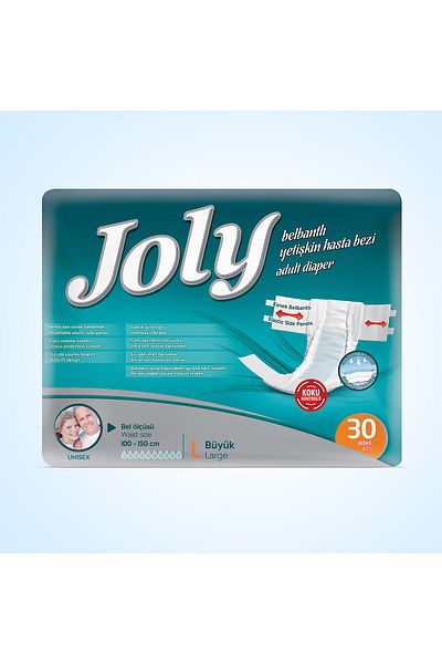 Joly Adult Patient Diapers Large 30 Pieces