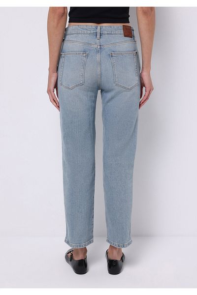 Colin's Slim Fit Mid Waist Cigarette Leg Women's Indigo Jean Trousers