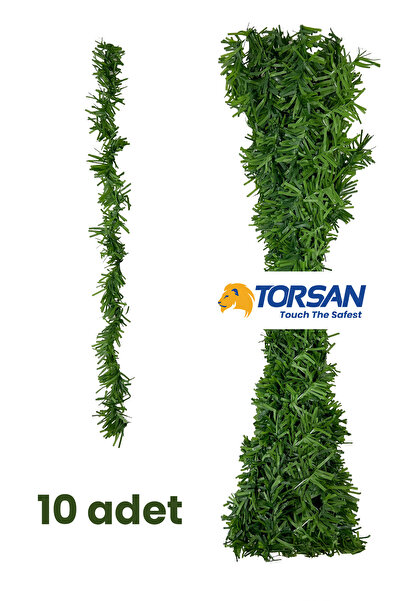 TORSAN Çim Çit Bağlama Teli 55cm-60cm Yeşil Renk 10 Adet