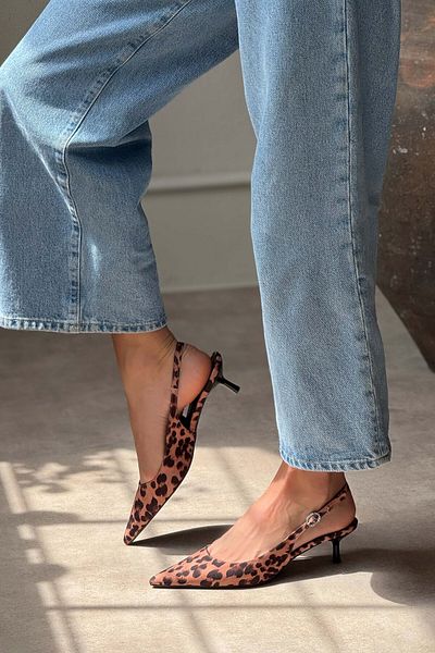 NİŞANTAŞI SHOES Lorry Leo Satin Belt Detail Pointed Toe Women's Thin Heeled Shoes