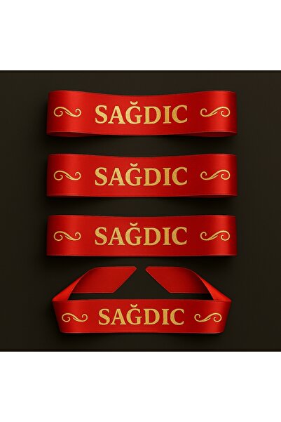 Fiyonks Atölye Sağdıç Kol Kurdele Bileklik Bant, Kına Gecesi Düğün Bride Bekarlığa Veda Söz, 1 Adet