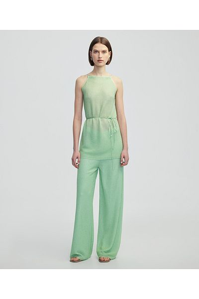 İpekyol Tricot Blouse with Openwork and Tie on the Waist