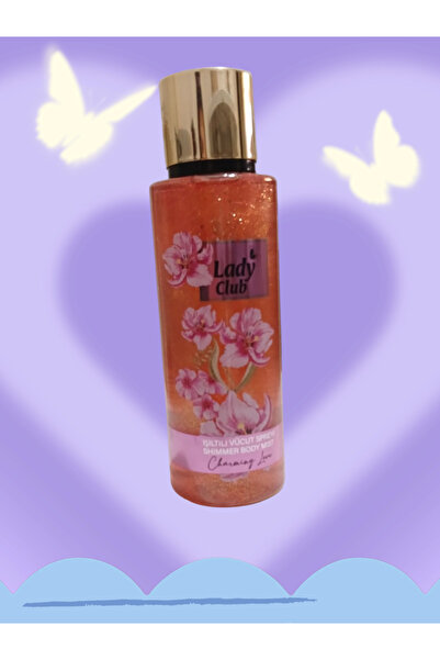 LADY CLUB CHARMİNG LOVE IŞILTILI VÜCUT SPREYİ 250ML(SİMLİ)