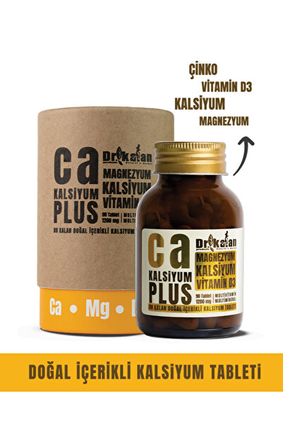 Dr Kalan Kalsiyum Plus (MAGNEZYUM, VİTAMİN D3 VE...) 90 Tablet