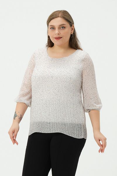 Shahiqa Plus Size Pleated Detail Blouse