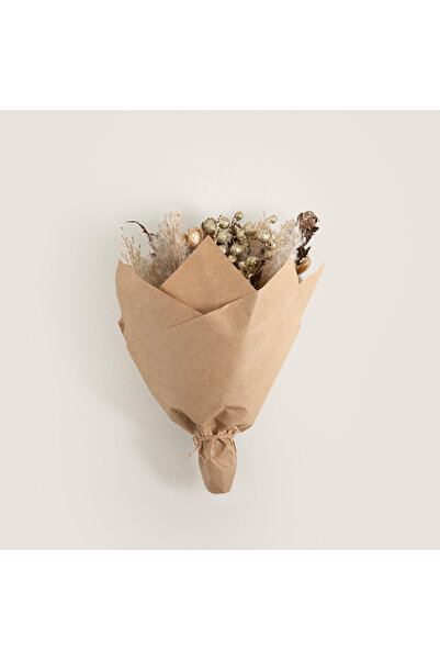 Chakra Seira Buket Kuru Çiçek Natural-Altın