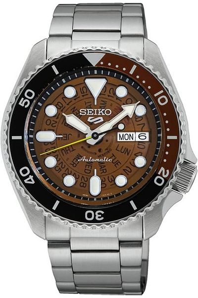 Seiko 5 Sports SKX 'Skeleton Style' Brown Dial SRPJ47K1