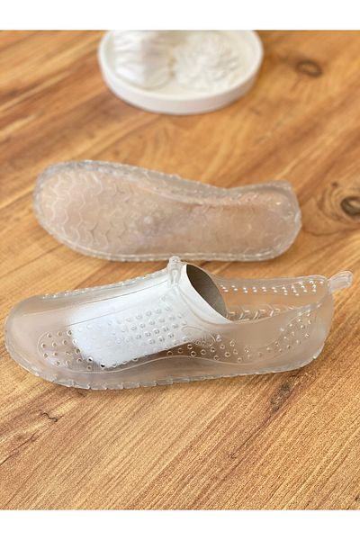 ÇOCUKÇA MODA Women Men Sea Shoes Non-Slip Sole Stylish Pool Transparent Beach Rafting Sandals Rubber