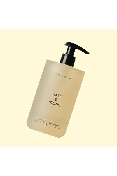Salt & Stone Gel de dus cu Santal &amp; Vetiver, 450ml, Salt & Stone