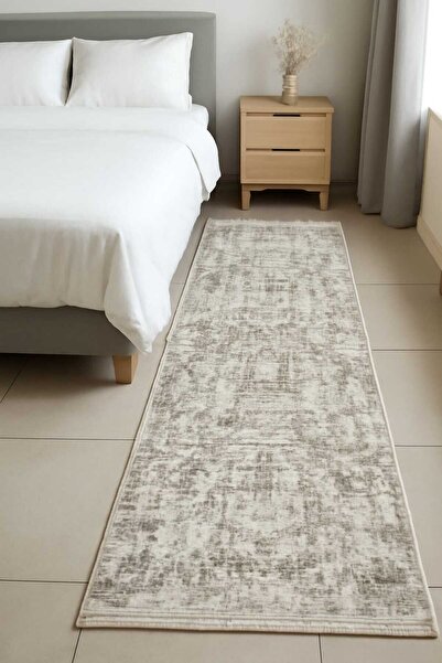 Melidia Halı 80X150 ÖLÇÜSÜNDE MAVİ-KAHVERENGİ ARİLİK SATEN BAMBU HALI