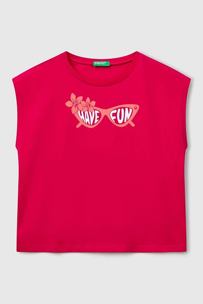 United Colors of Benetton Girl's T-Shirt 3Jerc10Pb