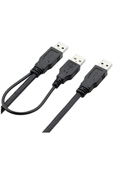 Alfais 4922 Usb Y Kablo Harici HDD Hard Disk Power Data Kablosu