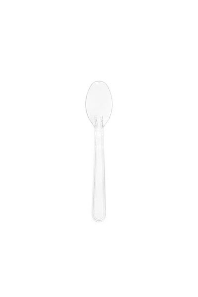KENT Plastic Ice Cream and Dessert Spoon Transparent 50 Pcs