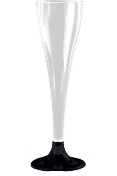 KENT Siyah Plastik 6'lı Şerbet , Şampanya Ve Şarap Için Bardak ( Kadeh ) Cadılar Bayramı