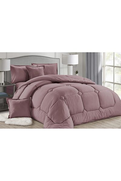 Moon Luxurious double hotel quilt set for a refreshing summer, made of microfiber, size 230*250cm