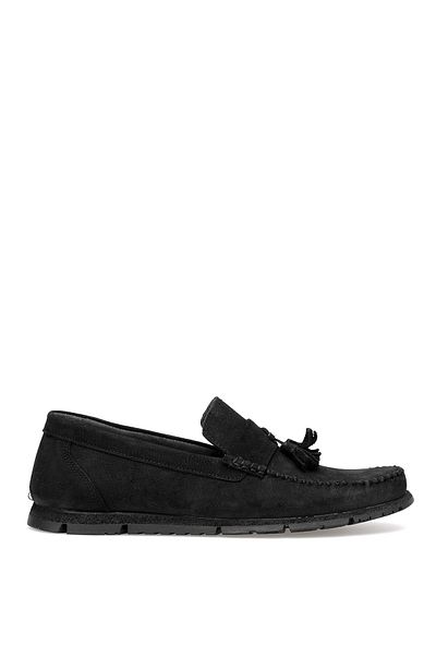 Ayakkabı Fuarı Elit Mzv2009N Men's Genuine Nubuck Leather Casual Shoes Black