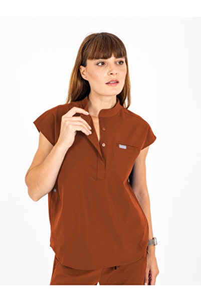 VITA UNIFORM Elegante VITA Kadın Scrubs Üst Medikal Forma