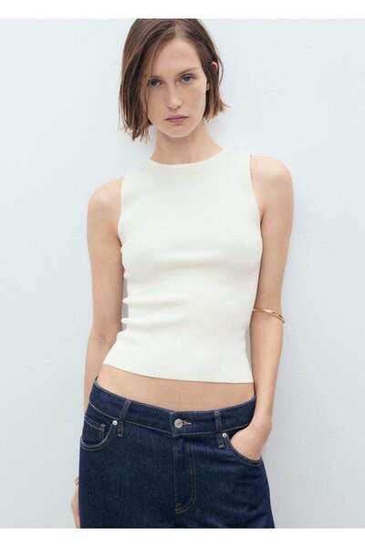 MANGO Woman İnce örgü bluz