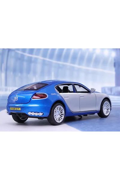 rexa Bugatti Galibier Race Car Model Diecast Vehicles Metal Christmas Blue