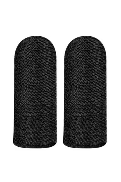 Borofone Set of 2 Gaming Gloves, Borofone, Nylon Superconducting Fiber Finger - Black
