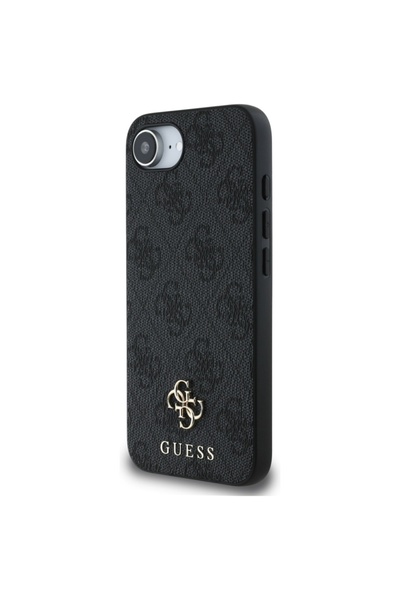 Guess Θήκη για iPhone 16e, Guess, Σκληρή θήκη 4G Classic MagSafe, Μαύρη