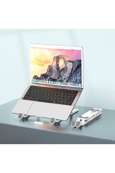 Borofone Suport de birou pliabil BH70 Eagle pentru laptop de 15,6 inch, alb