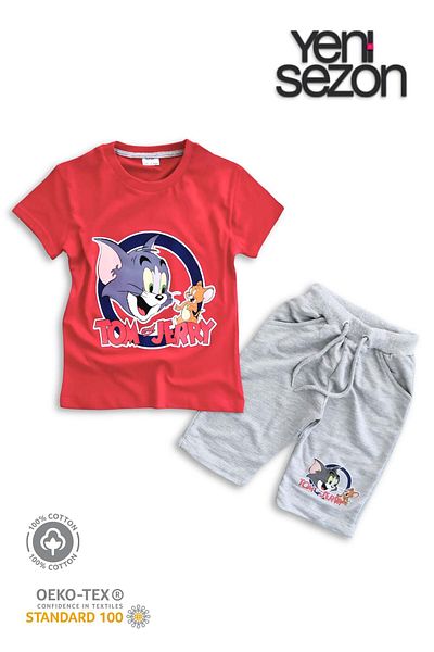 TRİLİYA Triliya Cotton Unisex Children's Capri Set (with Pocket & Lanyard, 3-12 Years)