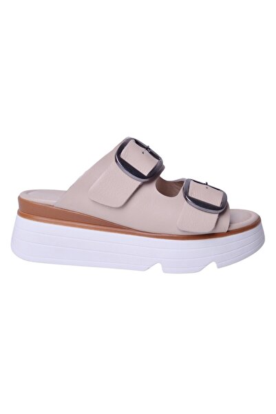 ALBİNİ Albini 25110388 Γυναικείες δερμάτινες παντόφλες