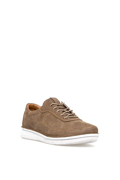 Ayakkabı Fuarı Elit Mzv7040N Men's Genuine Nubuck Leather Casual Shoes Brown