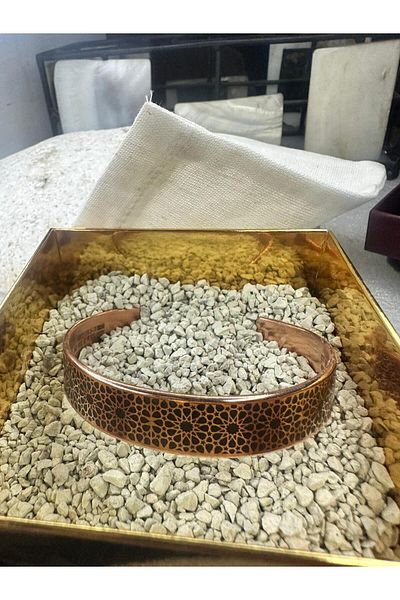 KAVELE النحاس النقي الحماية الكاملة المدرعة عزر خاص سوار الرمال 17 سم 35-40gr