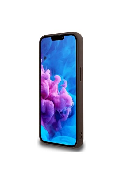 Guess Θήκη για iPhone 16e, Guess, Σκληρή θήκη 4G με μεγάλο λογότυπο, καφέ