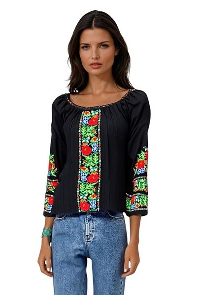 rody's forever Women's blouse type R24, black