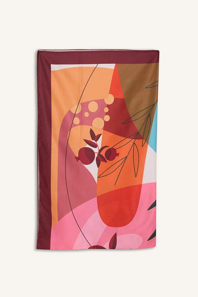 DeFacto Patterned Satin Pareo F1465Axns