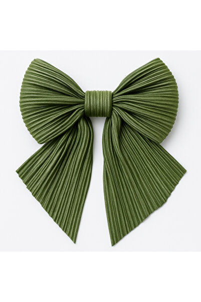 MakeWell Plain Plain Fabric Colorful Clip Bow Design Hair Clips