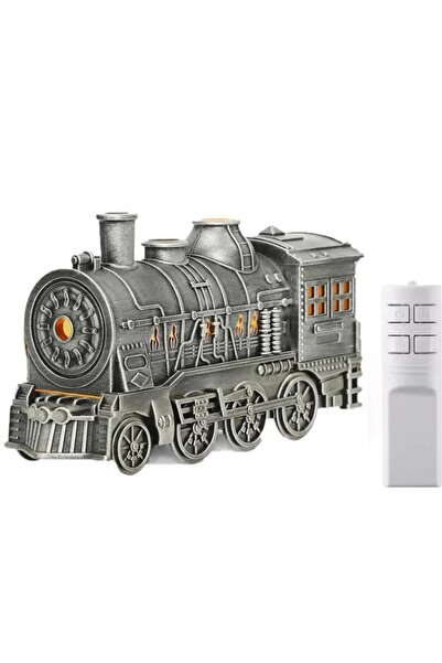 PREPARE Tren Şeklinde Buharlı Oda Hava Nemlendirici Işık Fonksiyonlu Buhar Makinesi Kumandalı